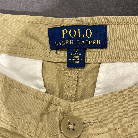 Ralph Lauren POLO RALPH LAUREN cargo shorts, half pants, men's, W30 equivalent cotton Beige type Vintage Second Hand
